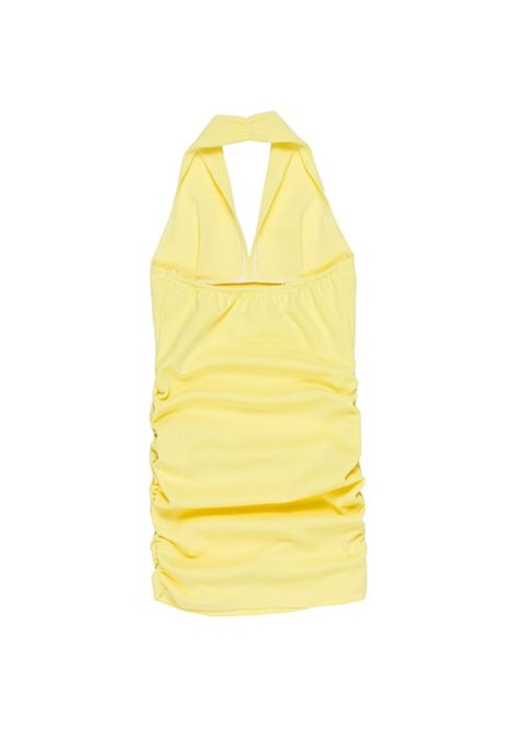 Abito con scollatura posteriore Lù-Lù BY MISS GRANT | LL4184GIALLO